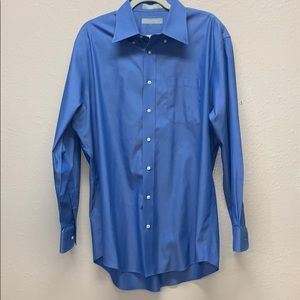 Nordstrom’s Long Sleeve Blue Button Down Sz 34